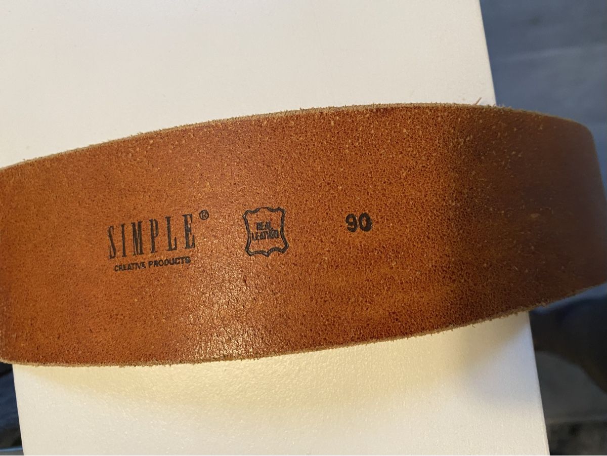 Gürtel: Ceinture en cuir Simple. – Gebraucht aus Echallens von 1961zap 3