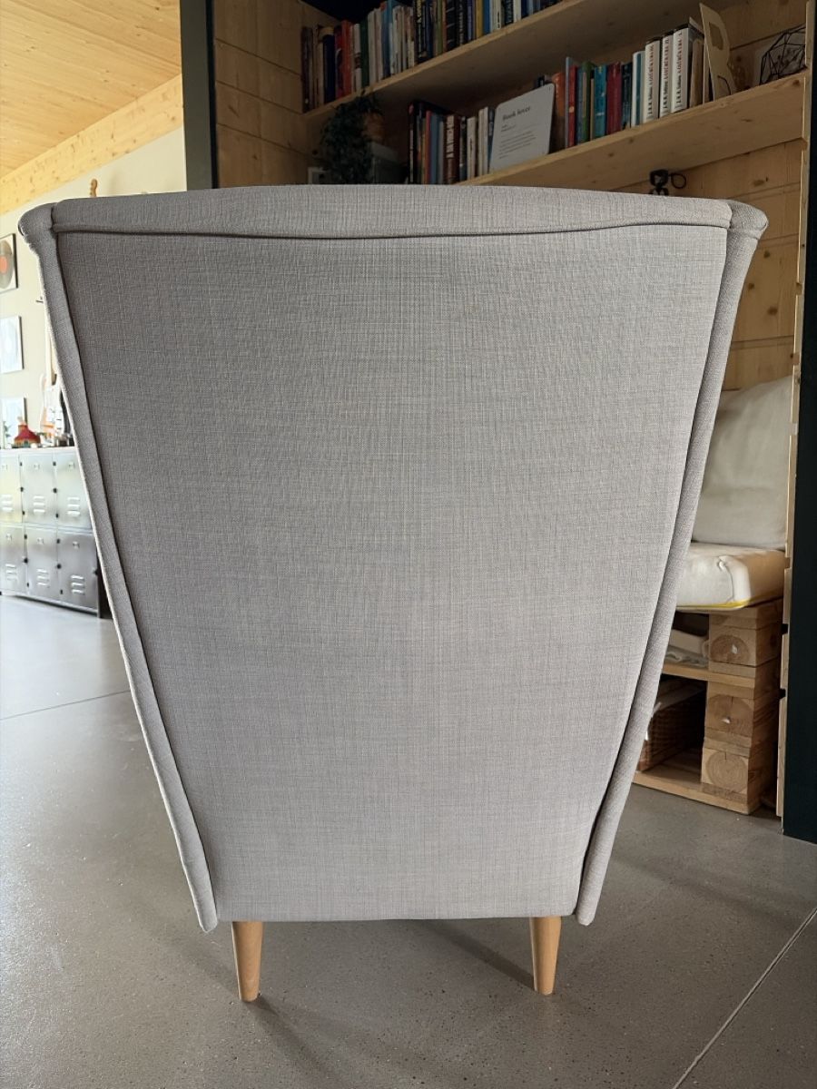 Ikea Poltrone: IKEA STRANDMON Ohrensessel, hellgrau – Usato da Cham venduto da muz_kd9t 1