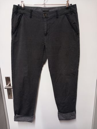 Nile Collection Chino-Hose dunkelgrau Gr. M