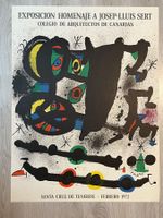 Plakat Joan Miro 1972 Josep Lluis Sert original