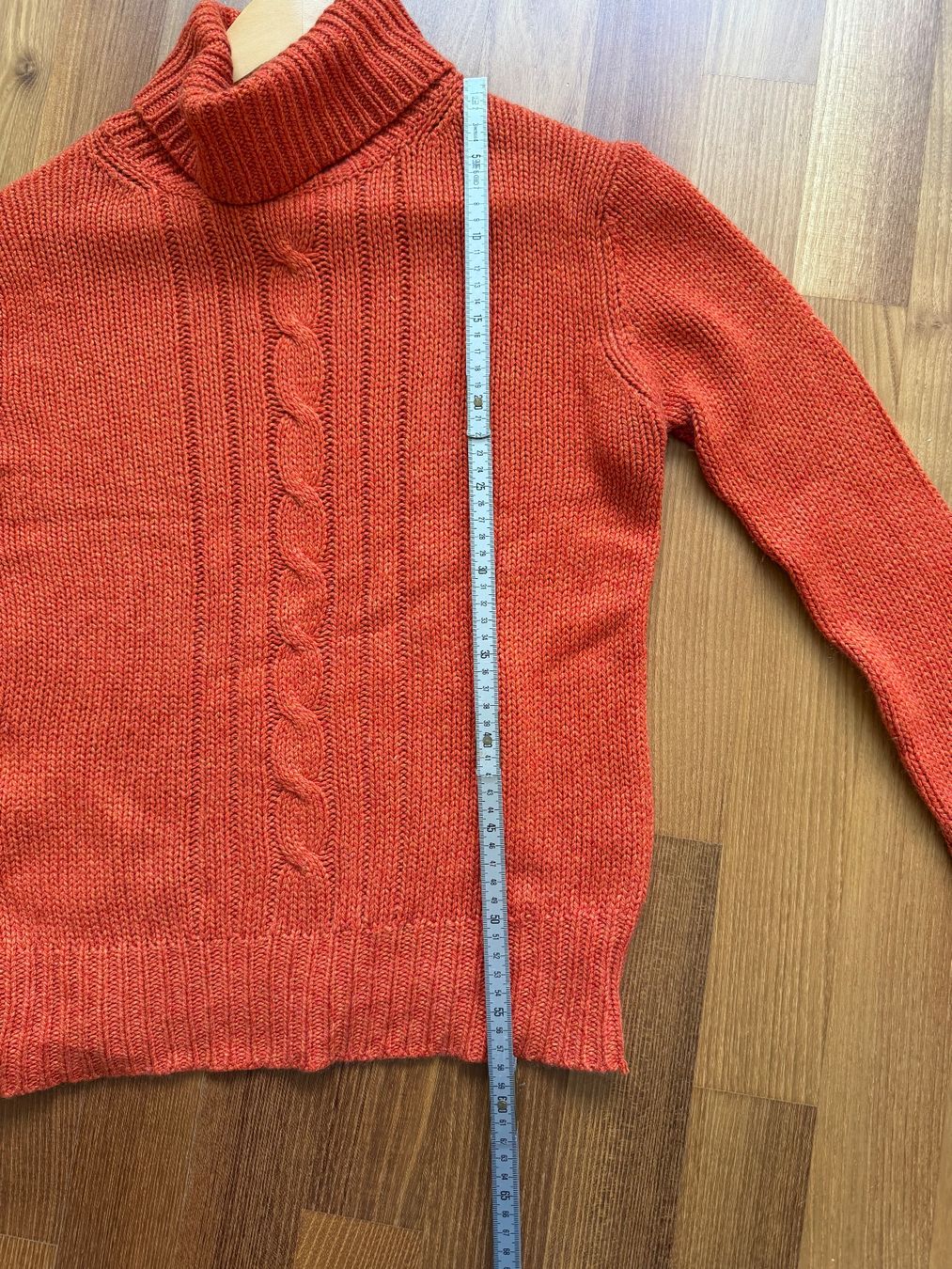 Maglioni & Felpe: Kaschmir Seiden Rollkragenpullover Lawrence Grey orange – Usato da Buchs SG venduto da VintageHomeCH 4