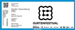 1x 4-Tagespass fürs Gurtenfestival 2026 (15-18. Juli)