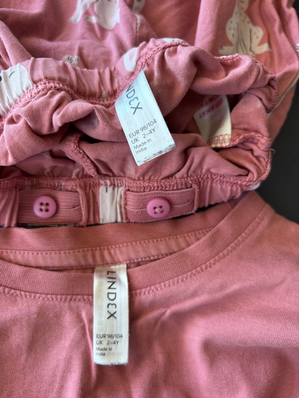 Pigiama & Simili: Pyjama Set Lindex rosa, Grösse 98/104 – Usato da Brugg AG venduto da tsannen 1