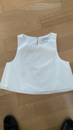 Crop Top blanc taille 4, neuf