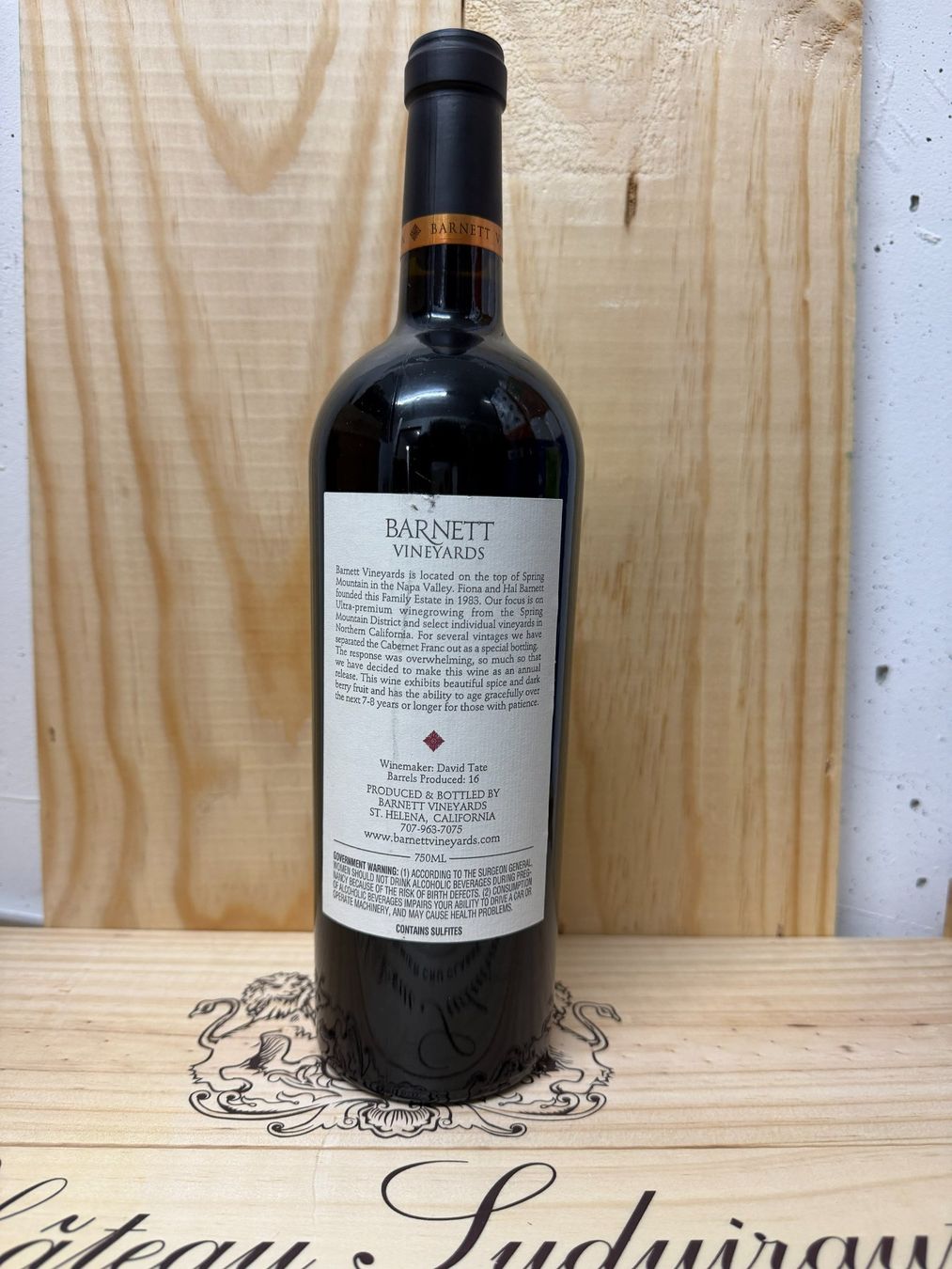 Vino: Barnett Cabernet Franc 2013 – Nuovo (secondo la descrizione) da Oberdorf BL venduto da Rn3959 1