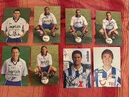 FC Zürich Autogrammkarten / Fotos von Spielern guter Zustand