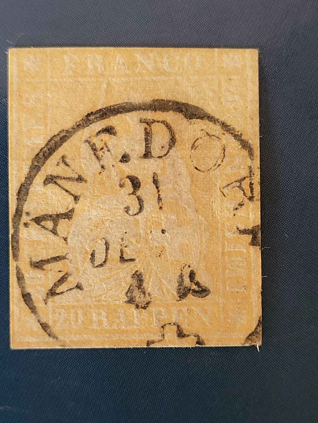 Alle Briefmarken: Unbestimmter Strubel (25D) – Gebraucht aus stäfa von brandy66
