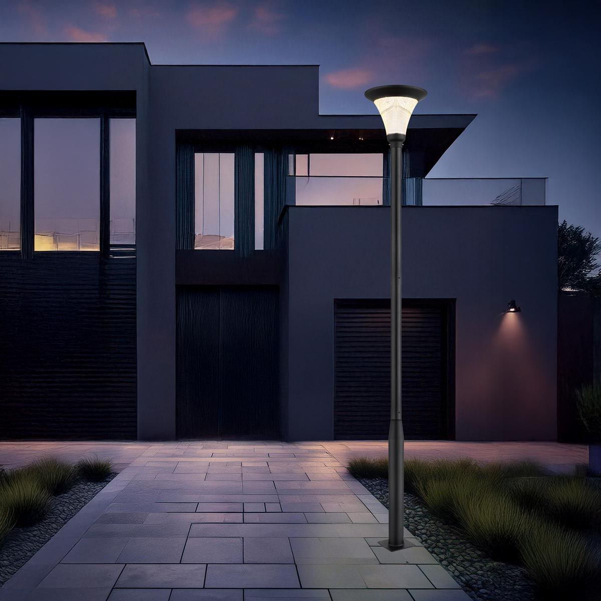 Lampen: LED Aussen Stehleuchte,IP54, 336 cm – Neu (gemäss Beschreibung) aus Kreuzlingen von Smart-Light 1