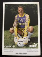 Signierte Fotokarte Urs Zurbuchen mit Autogramm & Ball ⚽🇨🇭