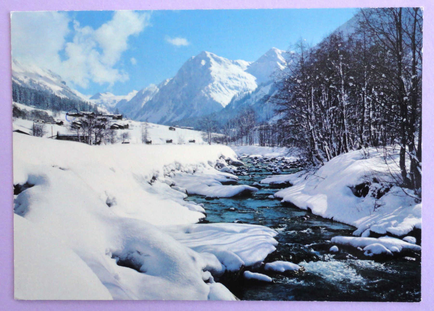Cartoline postali: Klosters, An der Landquart – Usato da Fétigny venduto da Billy2miny