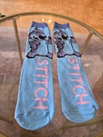 🧦 Stitch Socken | hellblau & lila
