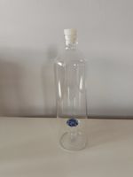 Dekorative Glasflasche mit Quallenmotiv