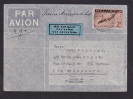 Luftpostbrief Schaffhausen -> Rio de Janeiro, 25.07.1935