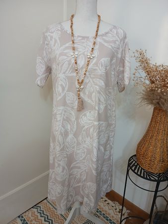 Leinenkleid, Gr. ca. L-XL, NEU