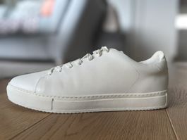 Strellson Leder Sneaker Weiss – Neu & Ungetragen (Gr. 45)