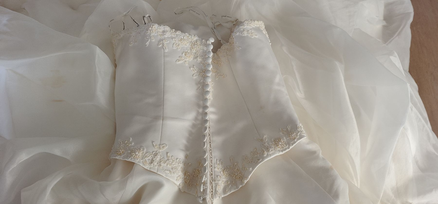Kleider: Hochzeitskleid, ecru, Chez janine – Gebraucht aus Meilen von Aphrodite87 1