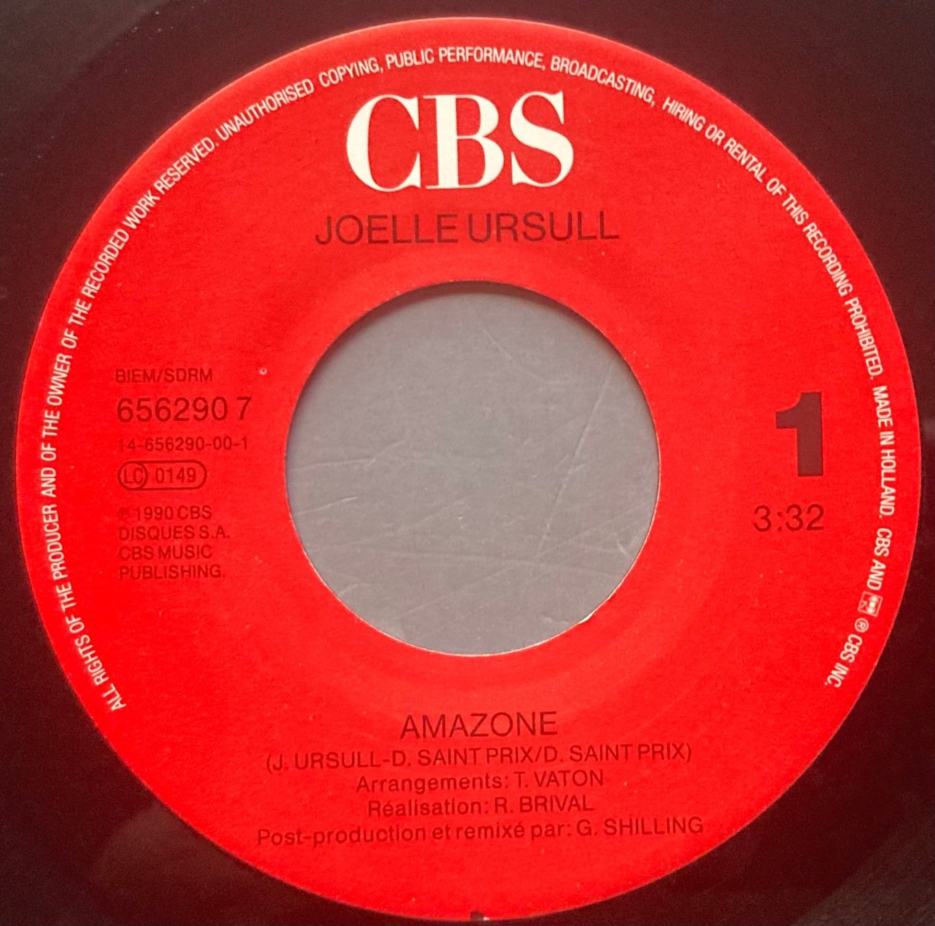 Vinyles: JOELLE URSULL - AMAZONE – D'occasion à Poliez-Pittet par Newtown-Records 2