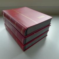 1907-2003, DREI dicke Lagerbücher, x1000 Marken +VOLLSTEMPEL