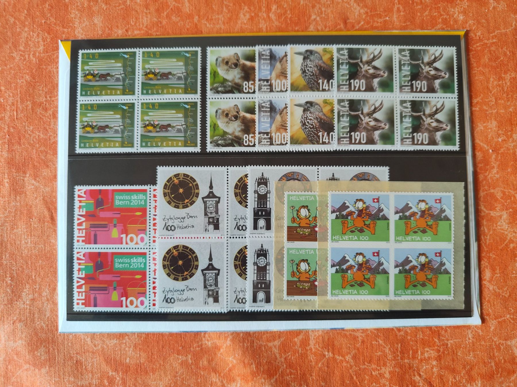 Tutti i francobolli: Timbres 2014 blocs de 4 non oblitérés – Nuovo e nell'imballaggio originale da Gryon venduto da Jessicaj87 2