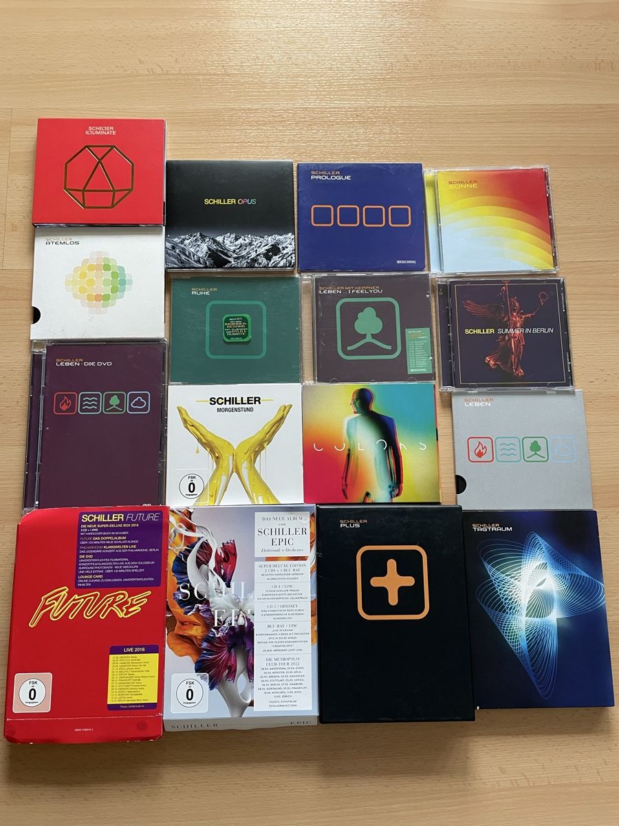 CD: CD / DVD Sammlung Schiller mit 16 Alben – Usato da Schlieren venduto da Mymainman