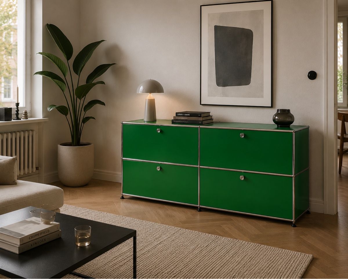 USM Kommoden: USM HALLER Sideboard grün – Gebraucht aus Altendorf von U.doen