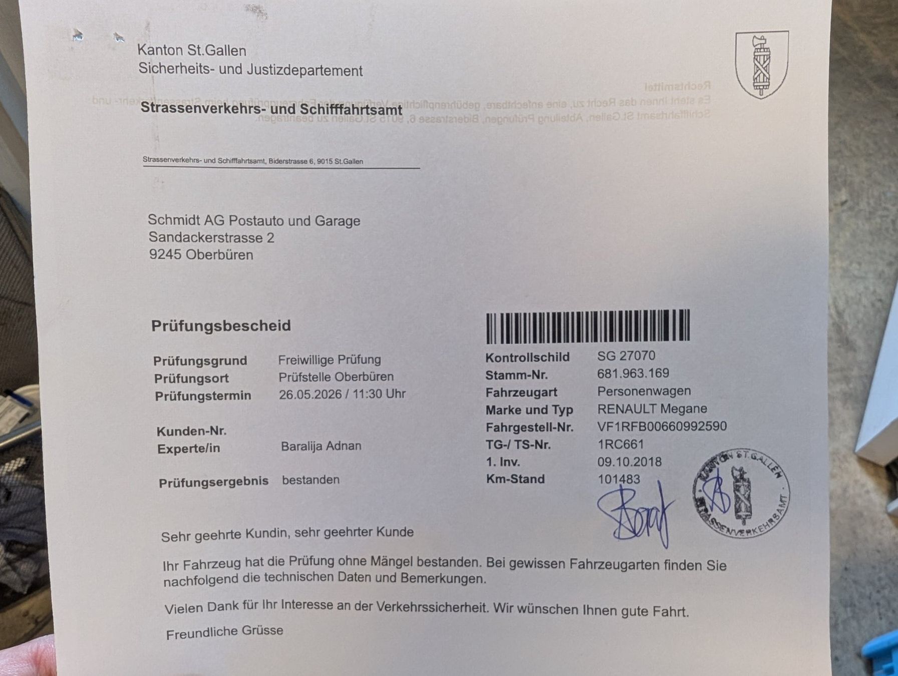 Renault Automobili: Renault Megane – Usato da Bazenheid venduto da tschortsch008 7