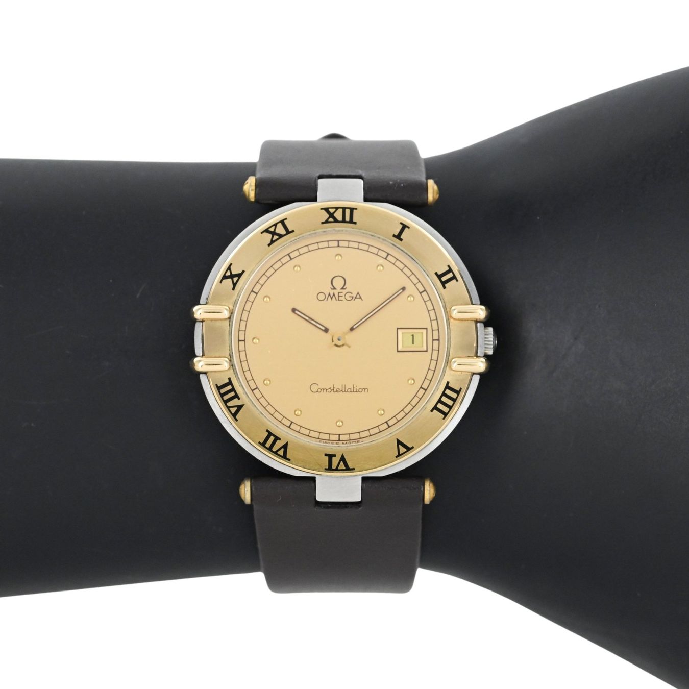 Omega Orologi: Omega Constellation Uhr goldfarben Datum gebraucht – Usato da Kreuzlingen venduto da lup_jd2v 1