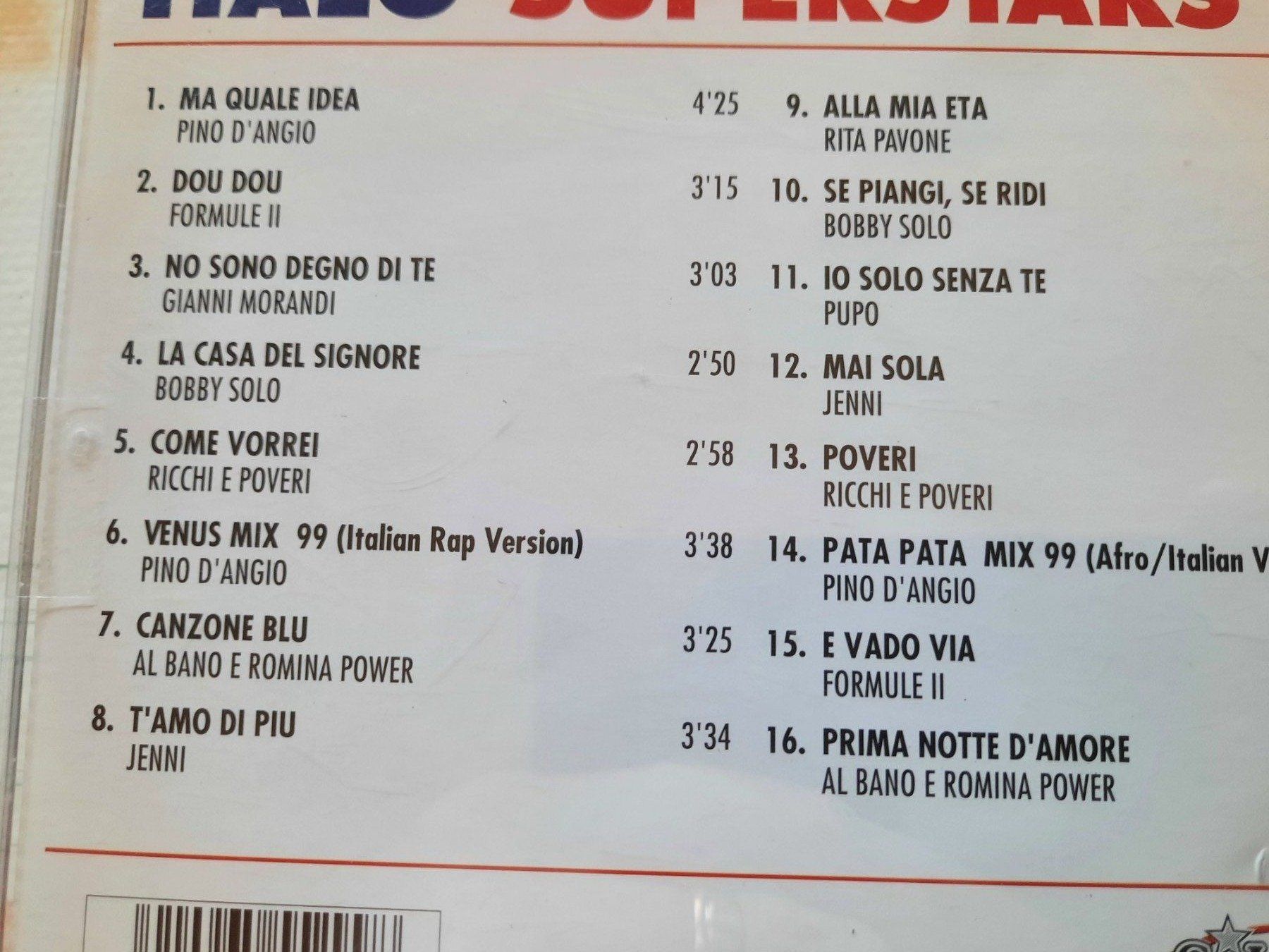 CD: CD Italo Superstars - Volume 2 – Usato da Pully venduto da bro_n52j 2