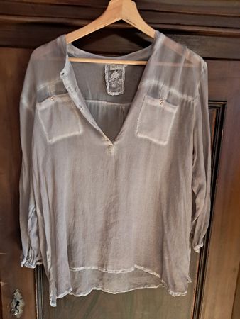 Nile Seidenbluse M bis L
