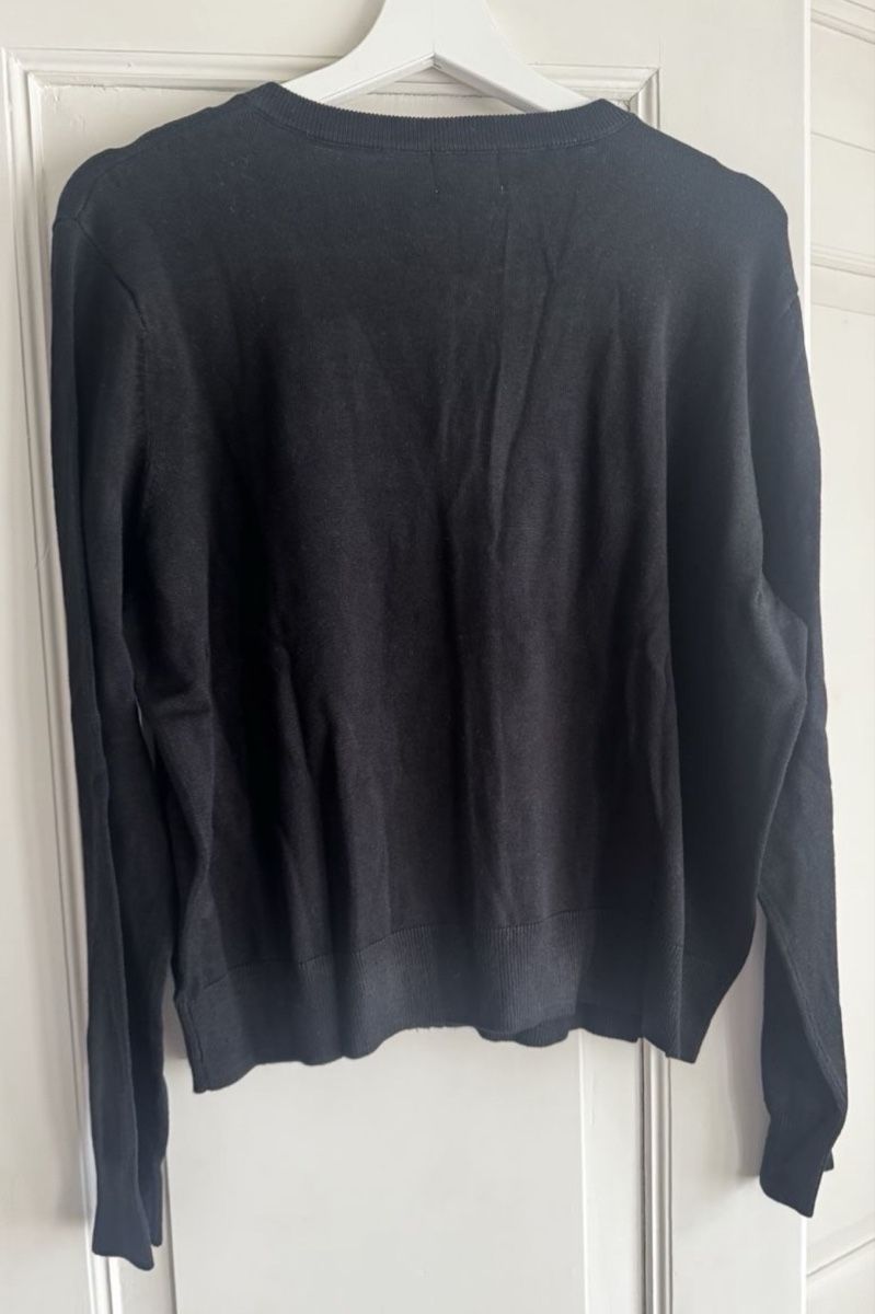 H&M Giacche: Feinstrick-cardigan. Schwarz, Neu. – Nuovo (secondo la descrizione) da Zürich venduto da ber_78xz 1