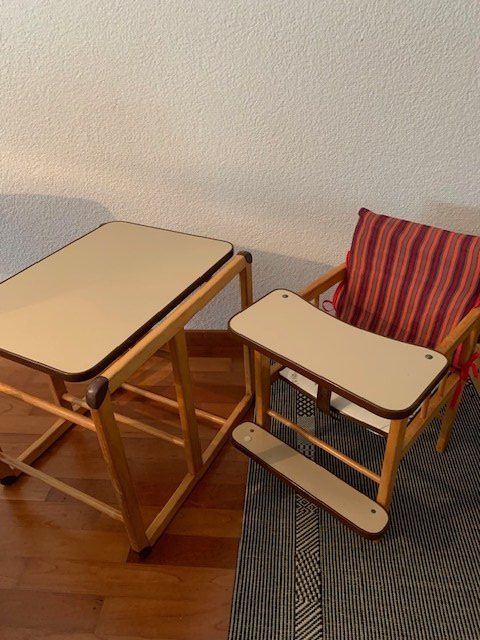 Chaises hautes: Holz Kinderstuhl mit Tischchen, gebraucht – D'occasion à Embrach par Thomy88 3