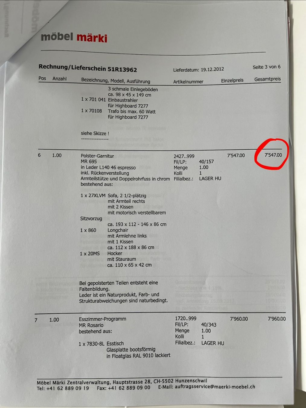 Musterring Divani: Echleder Sofa mit Truhe Musterring Möbel Märki – Usato da Küssnacht am Rigi venduto da syl_l6t7 8