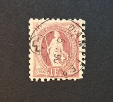 Stehende Helvetia SBK 71B Vollstempel Campfer