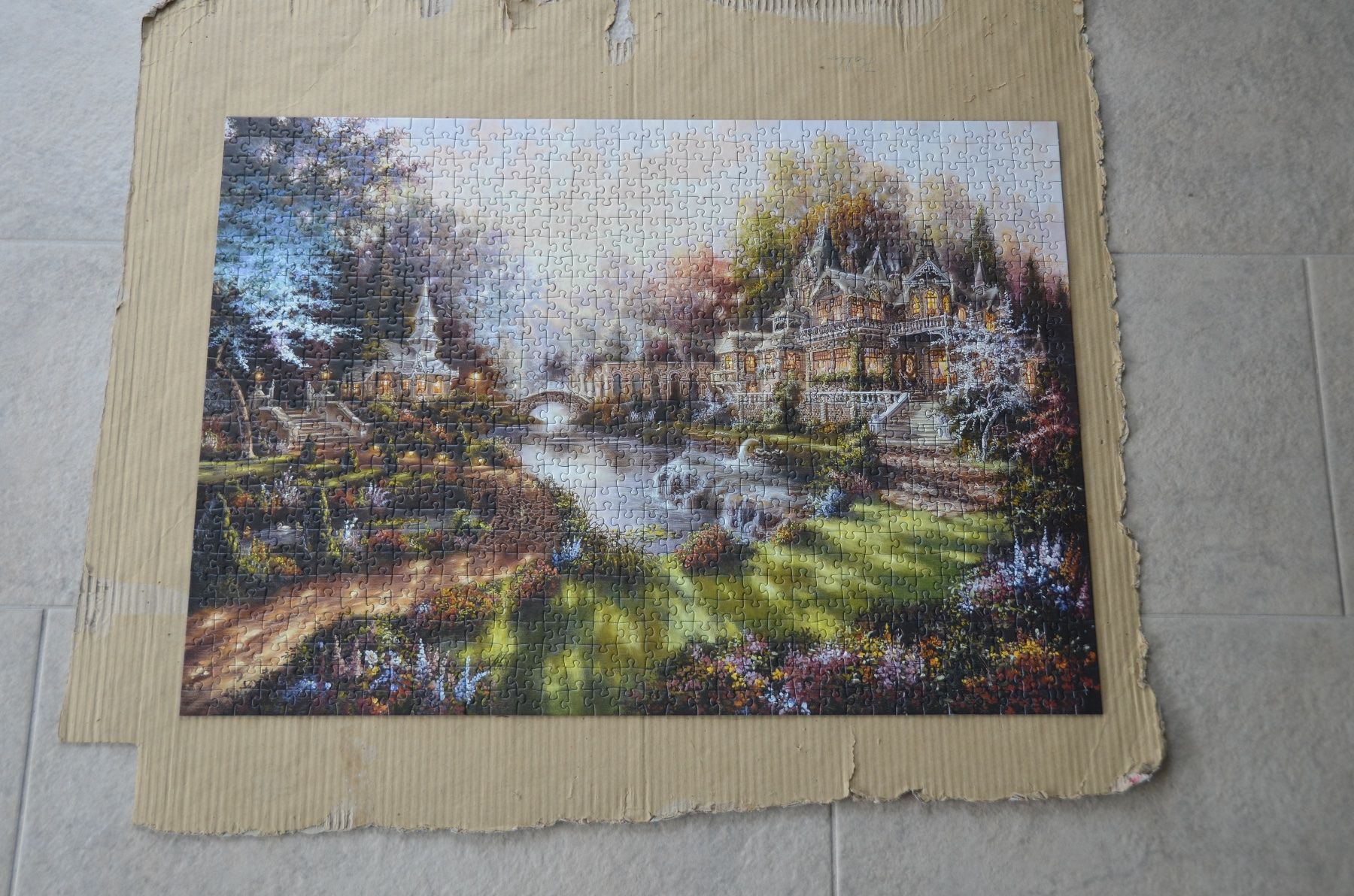 Ravensburger Puzzle: Puzzle Ravensburger 1000 Teile Im Morgenglanz – Usato da Schleinikon venduto da kissa07 1