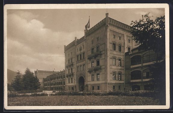 Cartoline postali: AK Thun, Kaserne mit Strassenpartie – Usato da Berlin venduto da bartko-reher