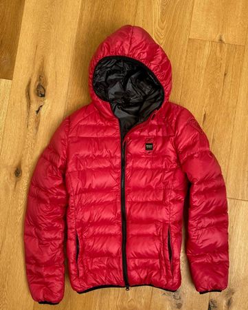 Blauer Daunenjacke Grösse M