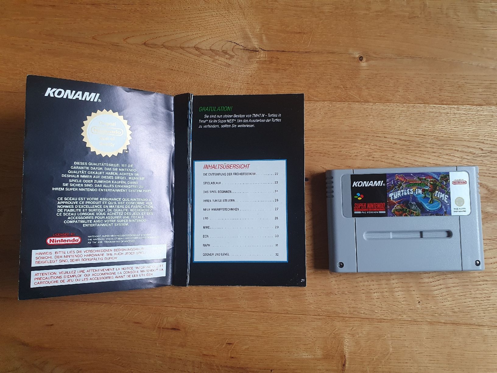 Nintendo Giochi: SNES Turtles in Time inkl. Booklet / Anleitung – Usato da Glis venduto da Shortbread_ 3
