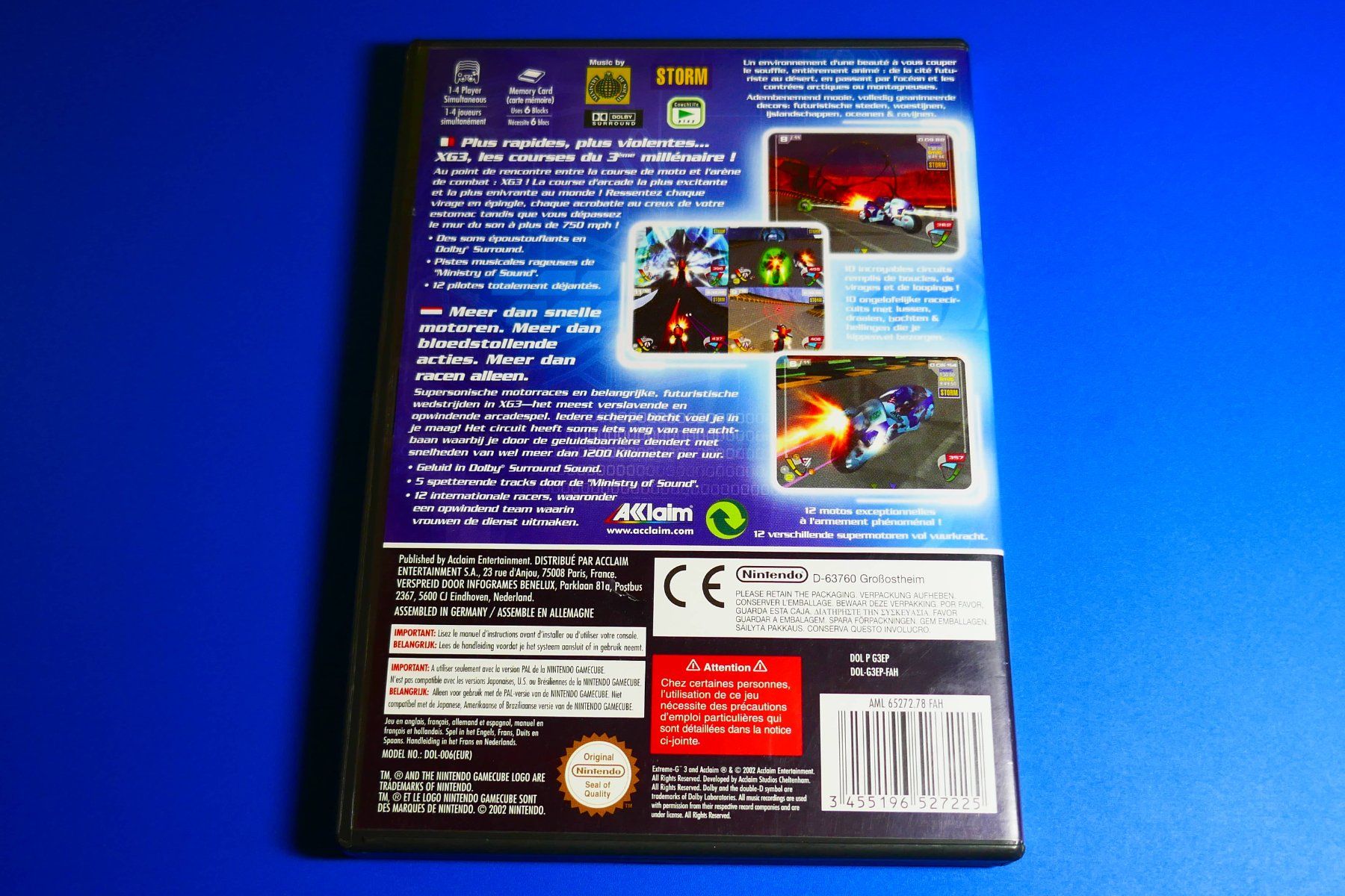 Nintendo Giochi: Extreme-G Racing 3 - Nintendo GameCube – Usato da Vuarrens venduto da Espace-Retro 2