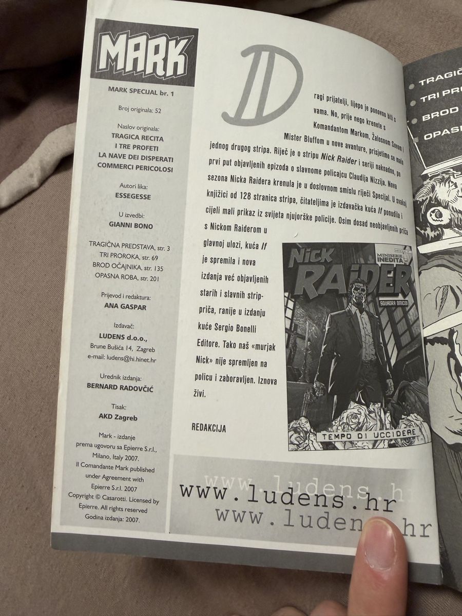 Comics: Komadant Mark, Kroatisch – Gebraucht aus Jona von Mister_N0 3