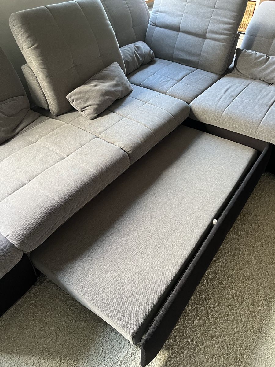 Sofas: Ecksofa grau mit Schlaffunktion gebraucht – D'occasion à Männedorf par Dorrii85 7