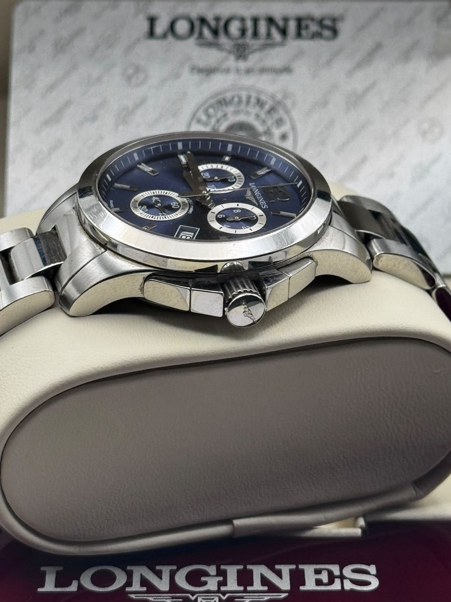 Longines Uhren: Longines Conquest Chronograph L3.379.4 - Box & Papiere – Gebraucht aus Hunzenschwil von MeliT 2