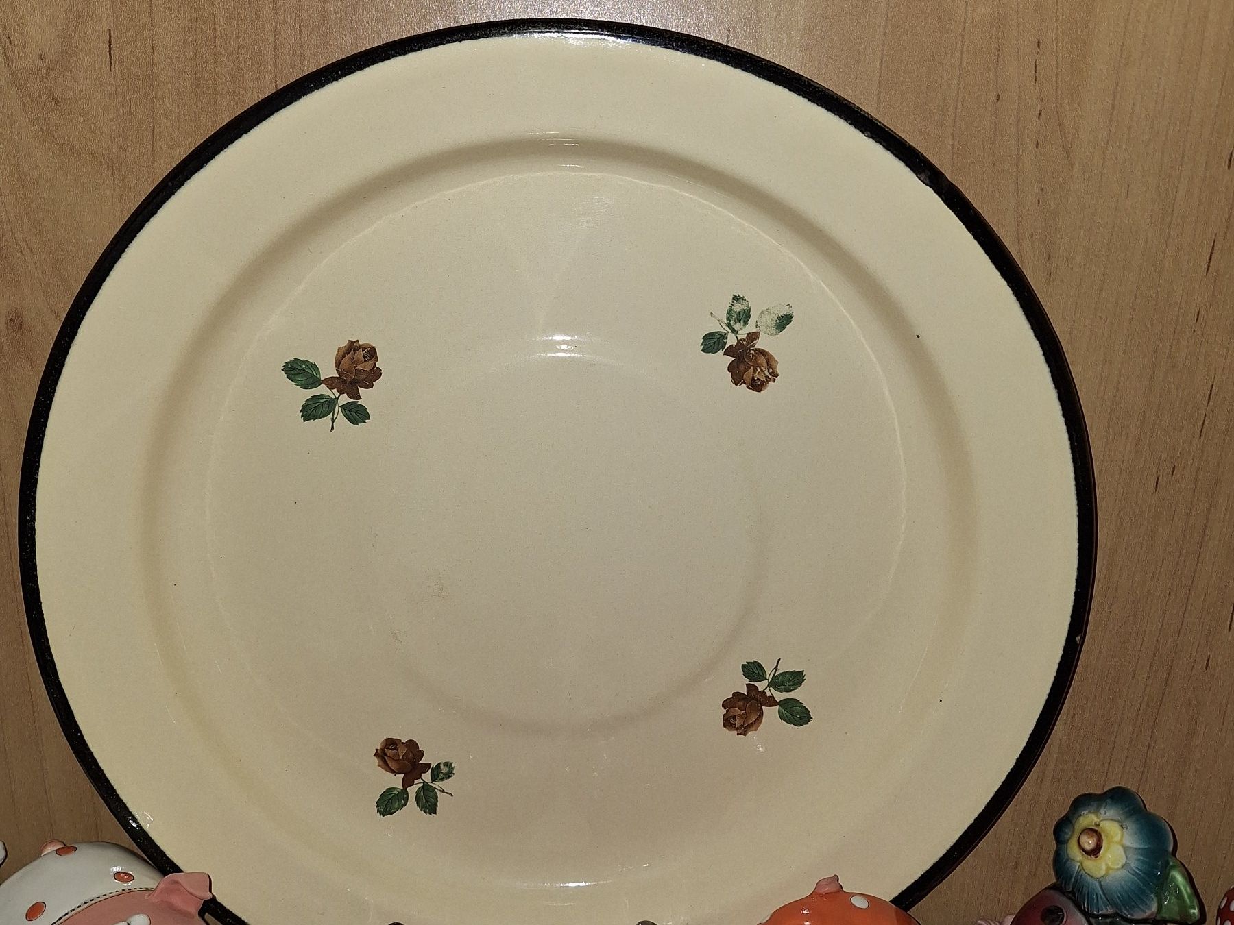 Piatti: Teller mit Rosenmuster, Vintage! – Usato da spreitenbach venduto da lumbalplatte 7