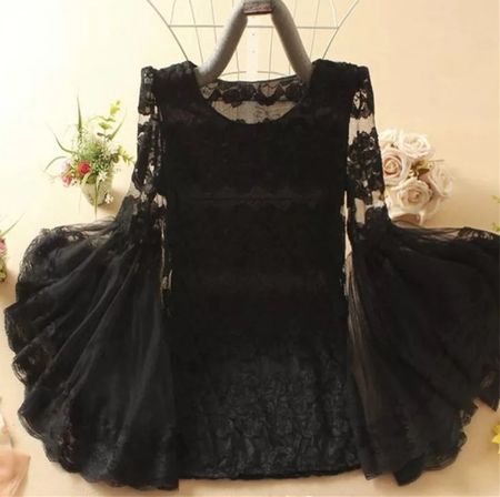 Gothicbluse Gr S *neuwertig*