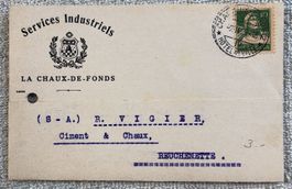 SERVICES INDUSTRIELS LA CHAUX-DE-FONDS 1925