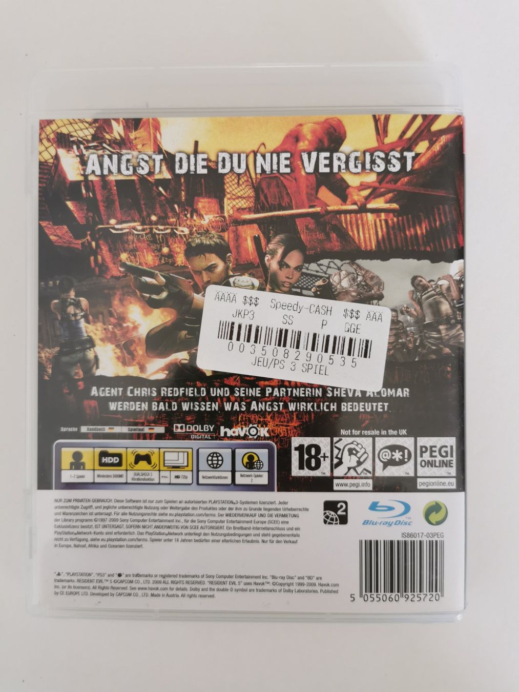 Giochi: Ps 3 - Resident Evil 5 – Usato da Lenzburg venduto da eyworld 2