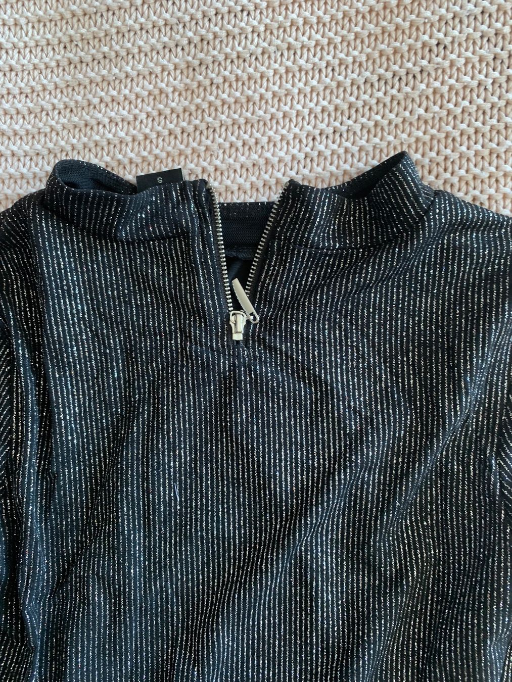 Zebra Tops: Haut paillette manches longues – Neu (gemäss Beschreibung) aus Montreux von iza_peche8 3