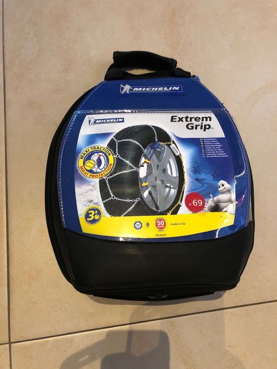 Chaines neige traditionnelles MICHELIN Extrem Grip Automatique 7 mm N°60