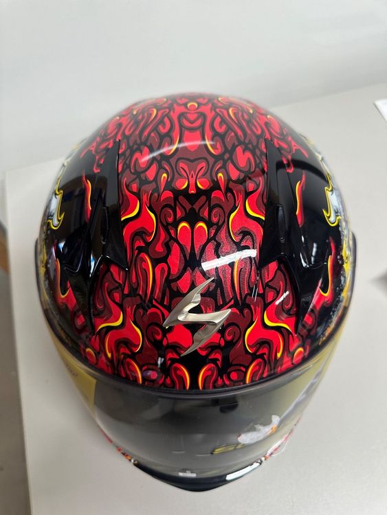 Casques & visières: Scorpion Exo-410 Air Hellhound Gr. S (56 cm) – Neuf avec emballage d'origine à Schänis par alegra8853 2