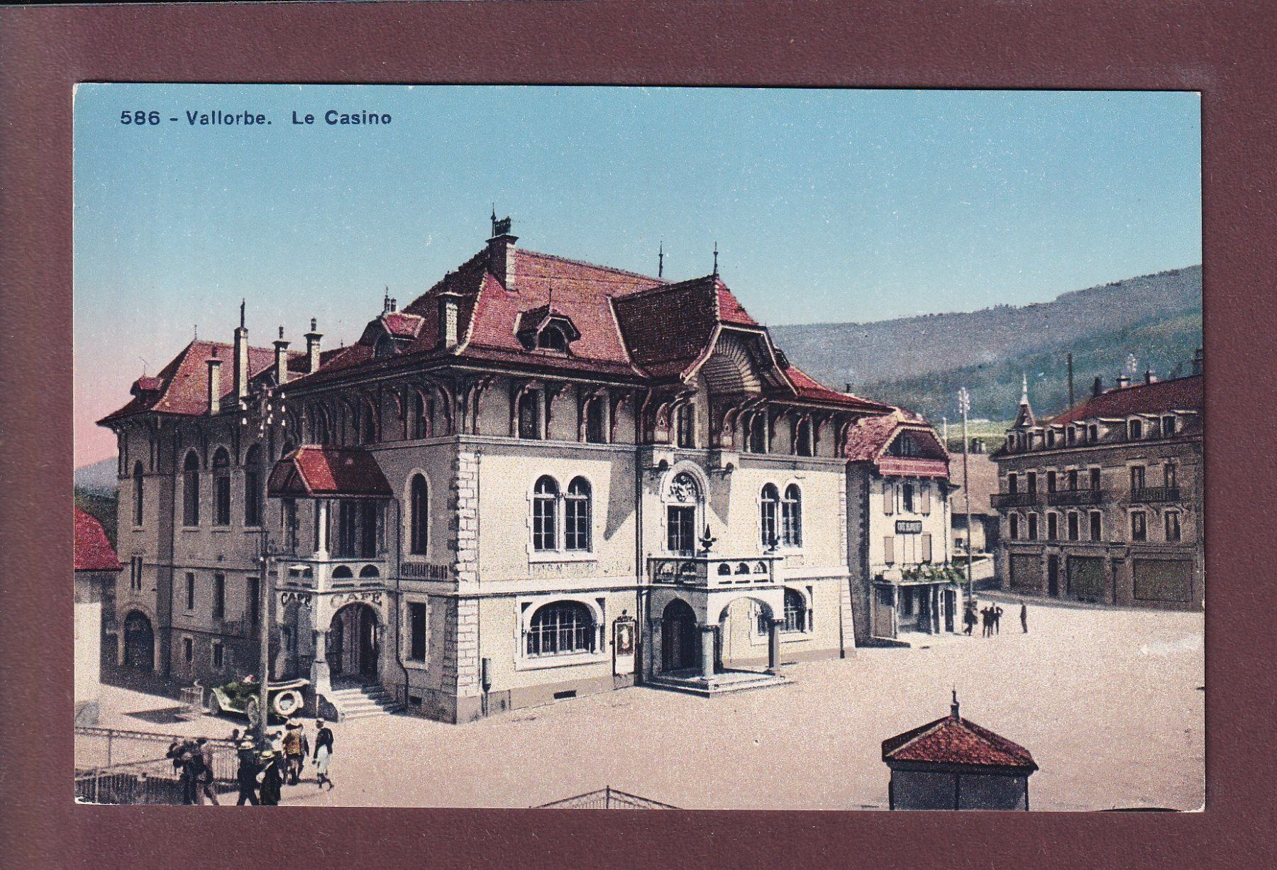 Ansichtskarten: VALLORBE - Casino – Gebraucht aus Pully von nicecards