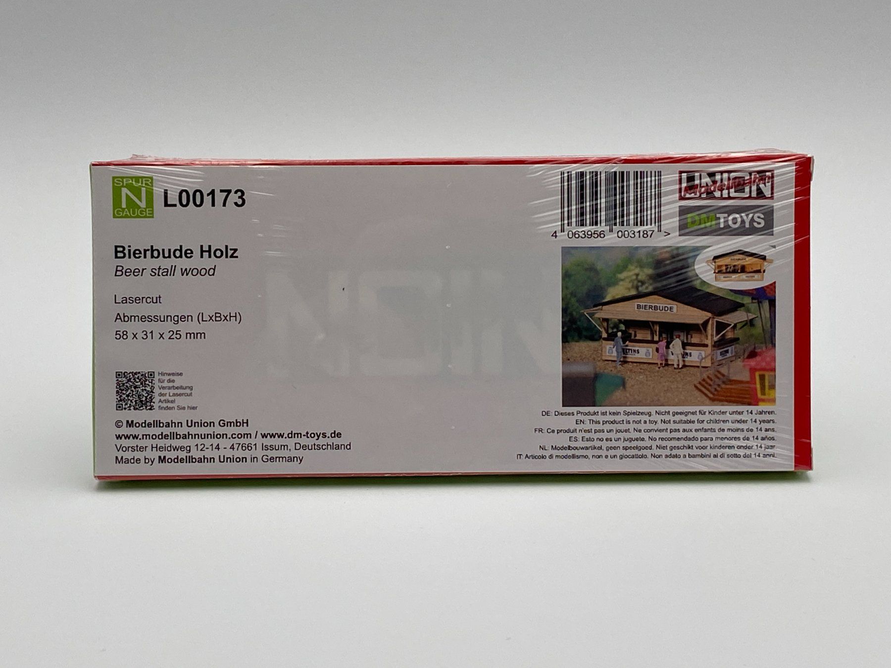Modellini di ferrovie: Modellbahn Union N-L00173 Bierbude Holz – Nuovo e nell'imballaggio originale da Neukirch a.d. Thur venduto da Modellbau-Artikel 3